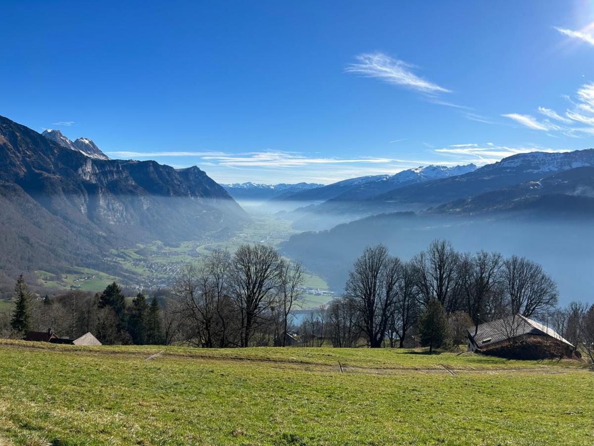 Bnb Blockhausfeeling Walenstadtberg Esterno foto